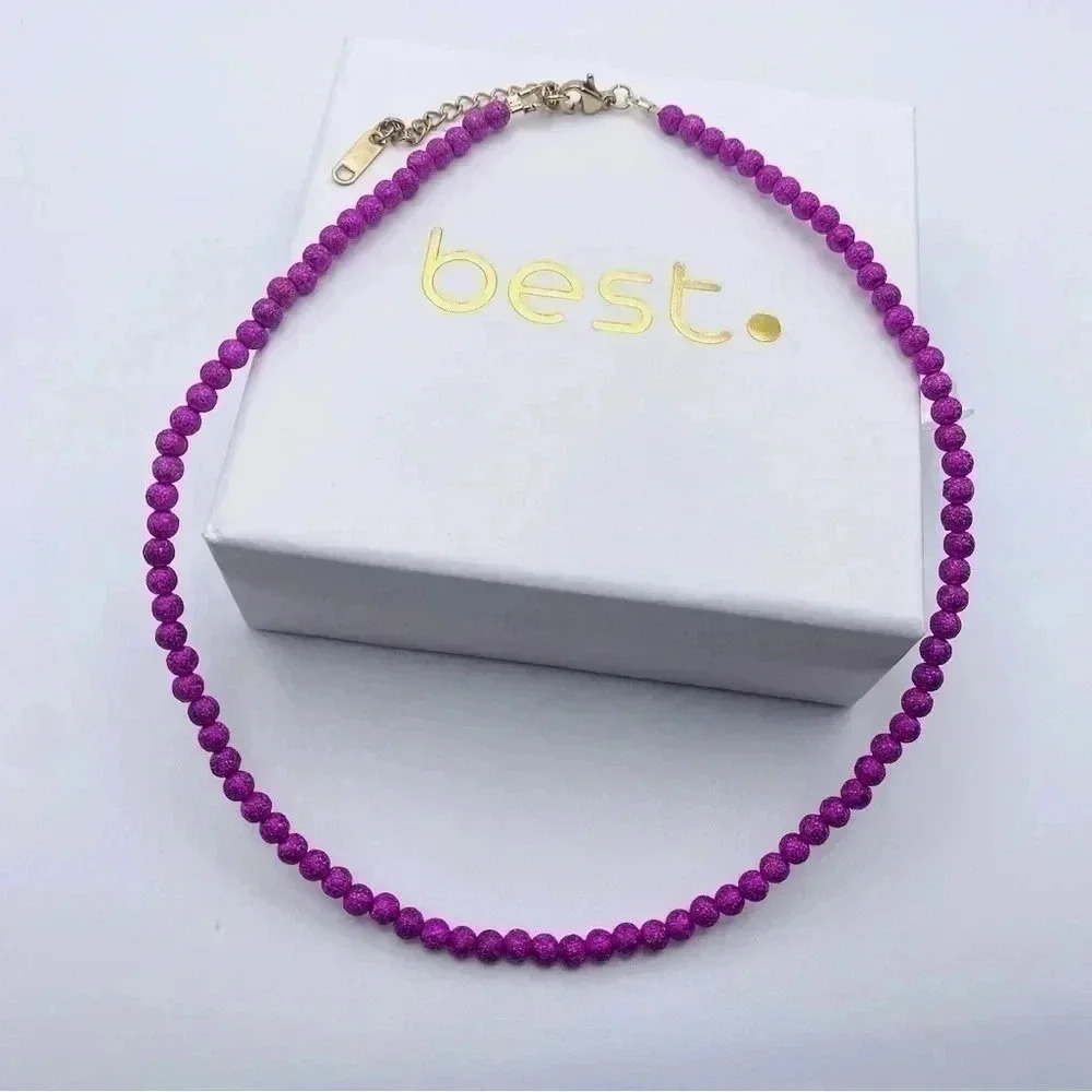 PINK Beaded Choker